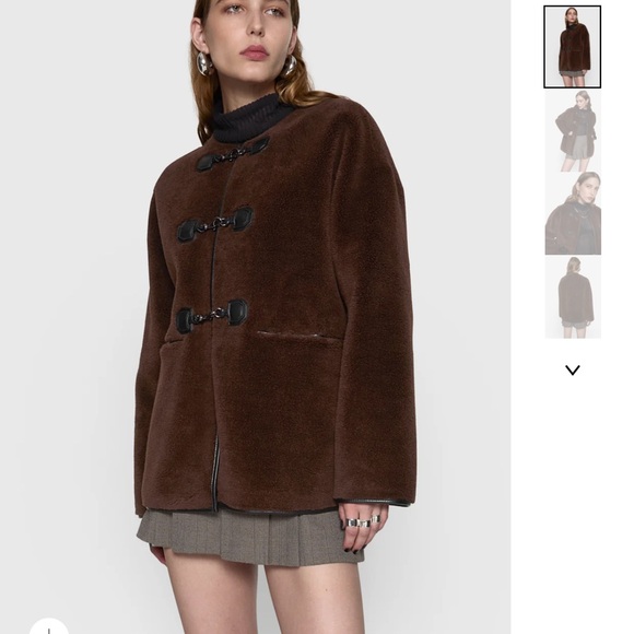 Rebecca Minkoff Jackets & Blazers - Rebecca Minkoff Shearling Toggle Jacket